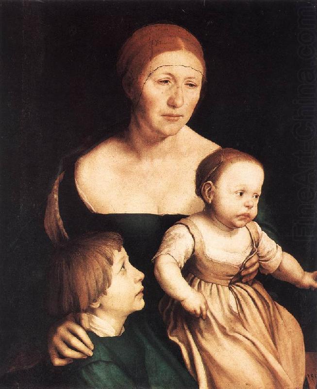 HOLBEIN, Hans the Younger The Artist's Family sf china oil painting image